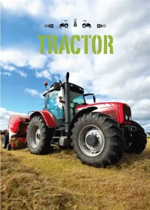 16: Børnetæppe - Rød traktor - 100x140 cm - Blødt og lækkert Fleece tæppe - Borg Living